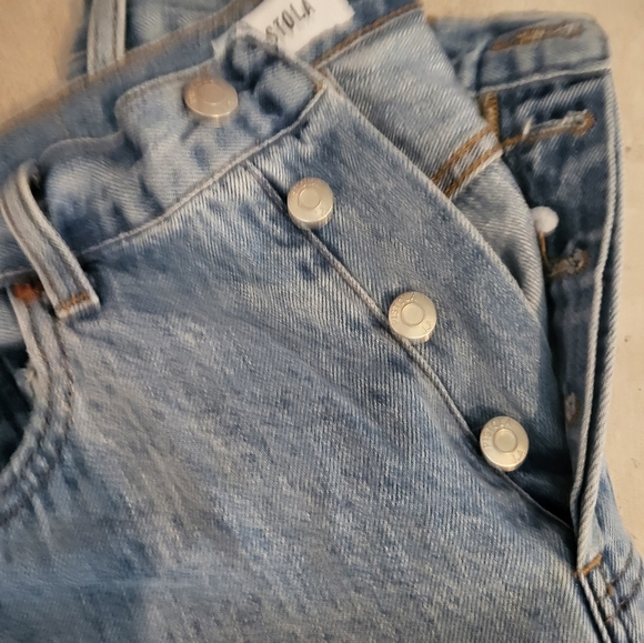 Pistola wide leg patched knee jeans - Picture 3 of 5